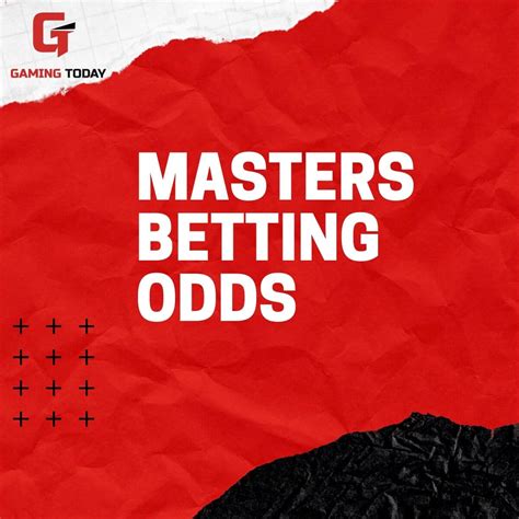 the masters betting|2025 Masters Odds .